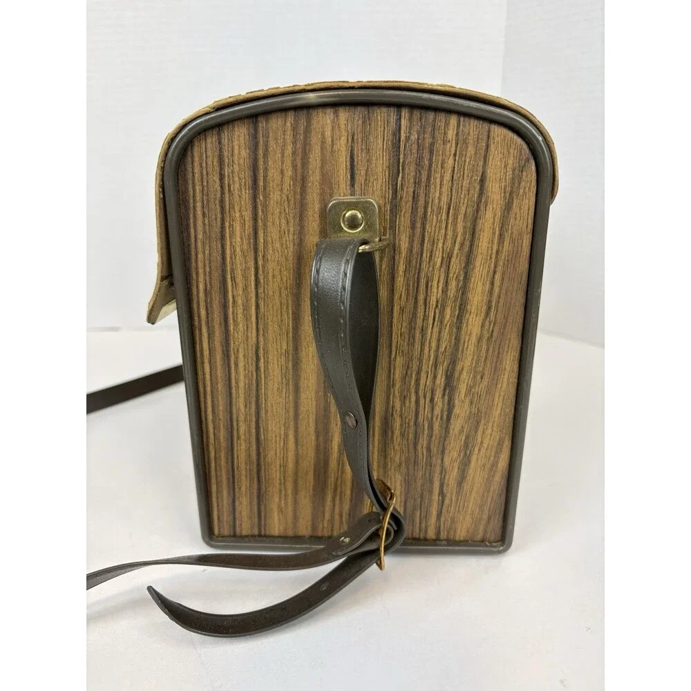 Retro Polaroid Land Colorpack II Camera Carry Bag Brown USA Rare CP II Logo
